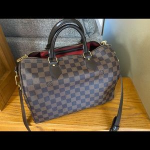 LOUIS VUITTON SPEEDY BANDOULIÈRE 30 DAMIER EBENE